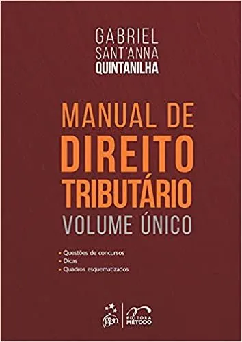 Livros OAB Livro Manual de direito tributário