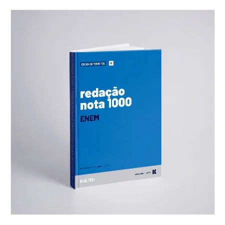 capa do livro digital redação nota mil enem
