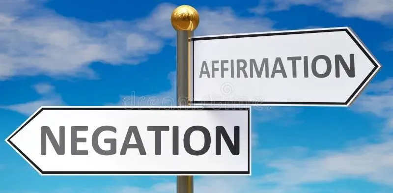 negation-affirmation-as-different-choices-life-pictured-words-road-signs-pointing-opposite-ways-to-show-187509869
