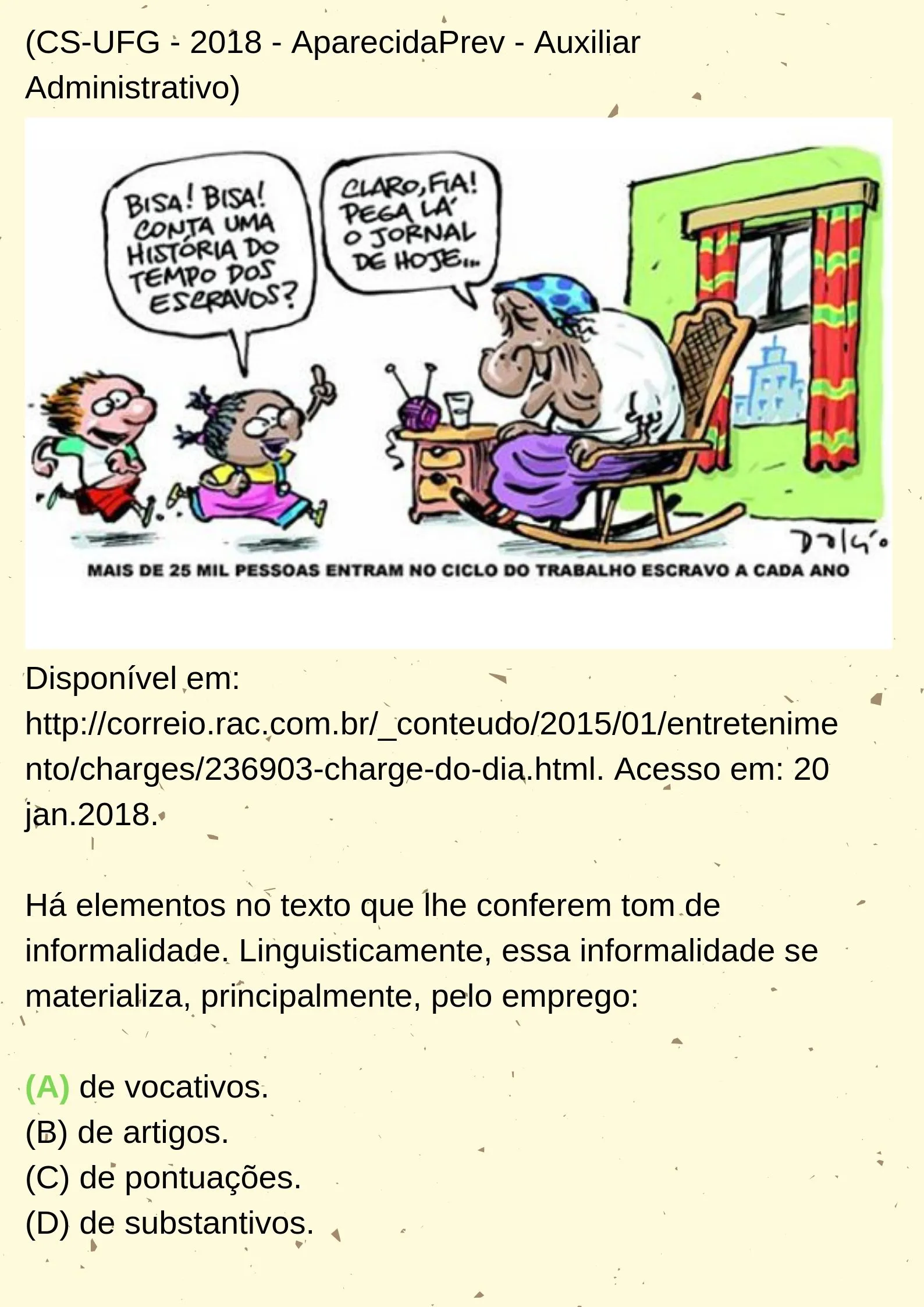 questao sobre aposto e vocativo